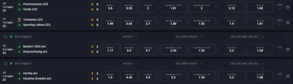 live betting on football in azerbaijan